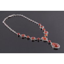 Колье сердолик (кле-срд-005)