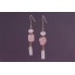 Серьги розовый кварц (ср-рзк-063)