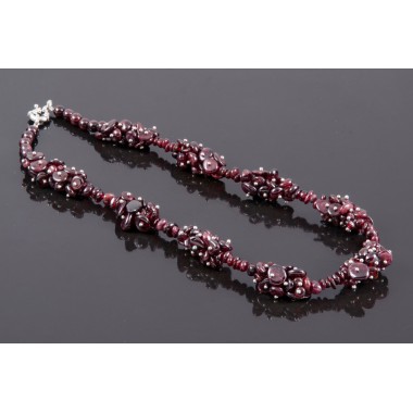 Бусы гранат (бс-грн-044)