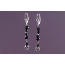Серьги змеевик (ср-змв-028)