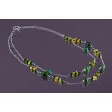 Бусы хризопраз (бс-хрз-032) Бусы хризопраз (бс-хрз-032)