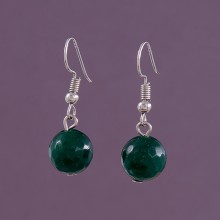 Серьги хризопраз (ср-хрз-086)
