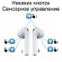 Беспроводные сенсорные Bluetooth 5.0 наушники i12 TWS Lightning Черные